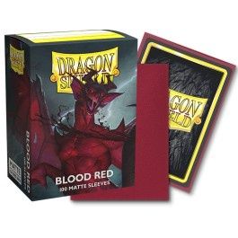 Dragon Shield - Blood Red - Matte Sleeves (100)