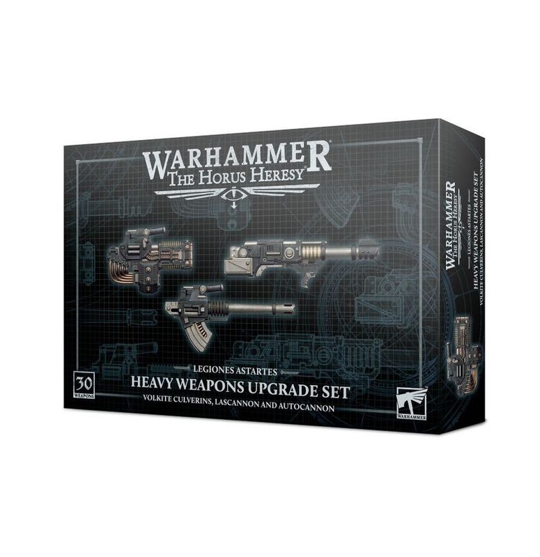 Legiones Astartes: Heavy Weapons Upgrade Set - Volkite Culverins, Lascannons, and Autocannons