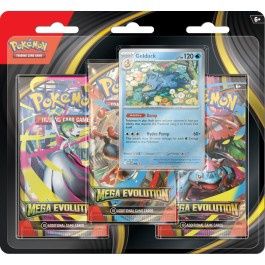 Pokemon: Mega Evolution ME1 3-Pack Blister