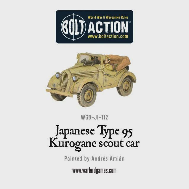 Bolt Action - Japanese Type 95 Kurogane scout car