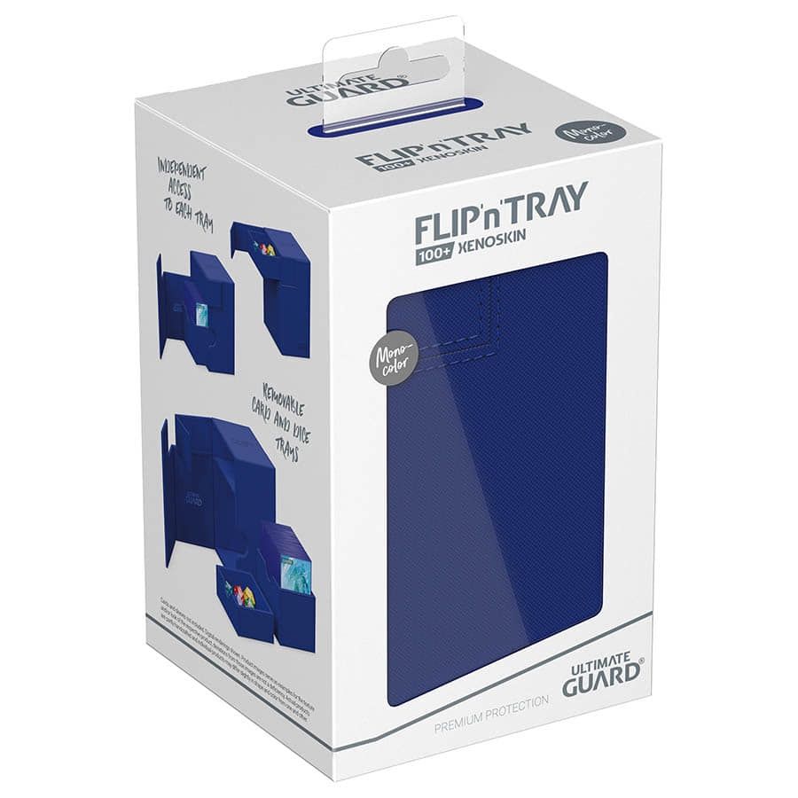 Ultimate Guard Deck Case 100+ Flip&#39;N&#39;Tray Monocolor - Blue