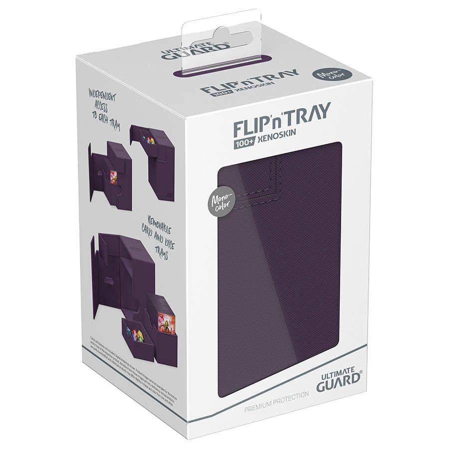 Ultimate Guard Deck Case 100+ Flip&#39;N&#39;Tray Monocolor - Purple