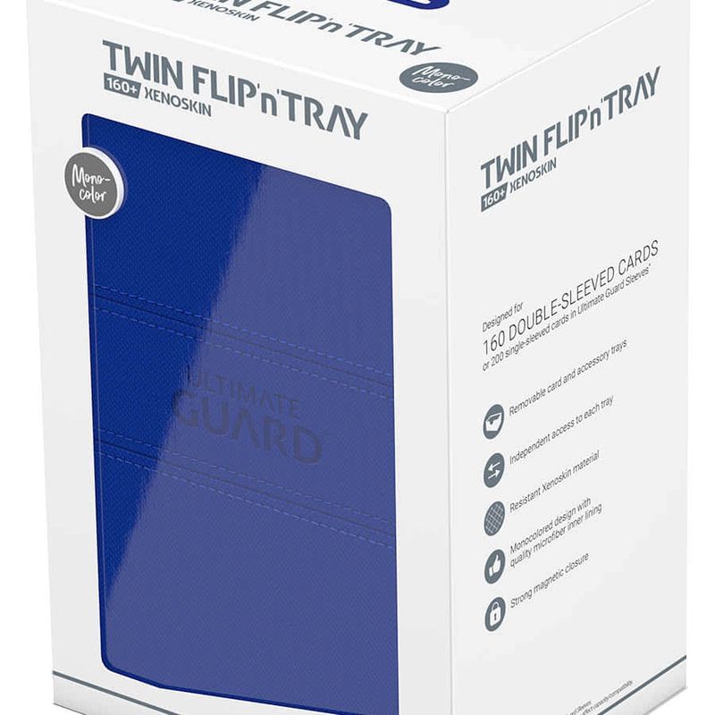 Twin Flip&#39;N&#39;Tray Deck Case 160+ Monocolor - Blue