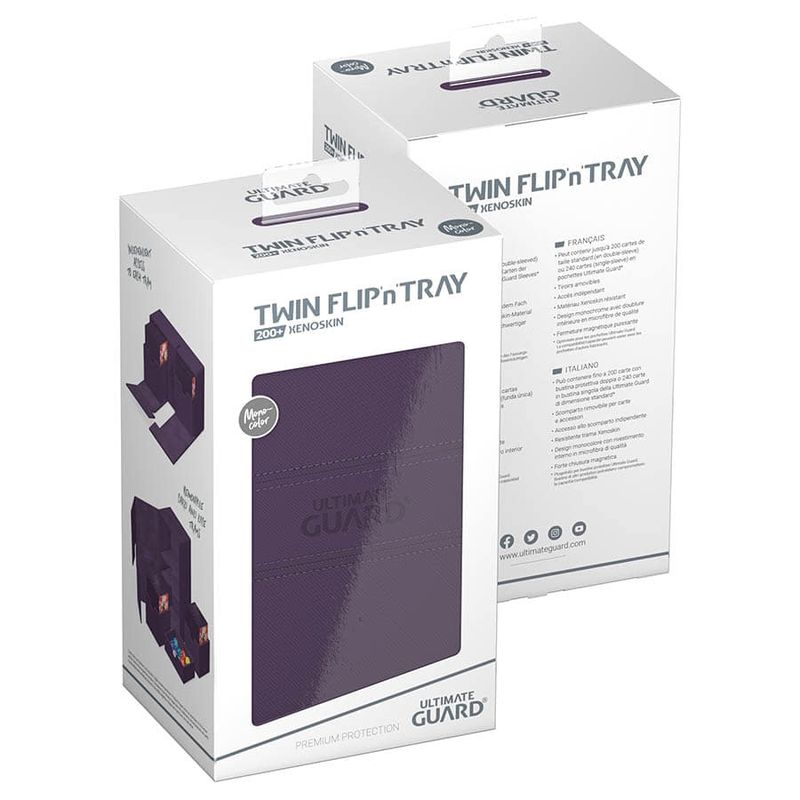 Twin Flip&#39;N&#39;Tray Deck Case 200+ Monocolor - Purple
