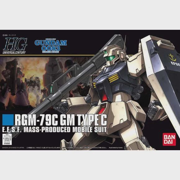 Bandai Hobby HGUC Stardust Memory RGM-79C GM Type C HG 1/144 Model Kit