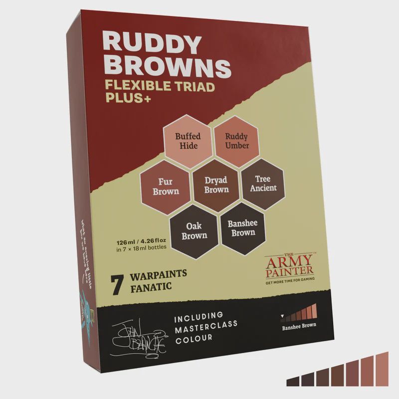 Warpaint Fanatic: Flexible Triad PLUS+: Ruddy Browns