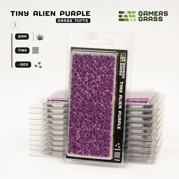 Gamers Grass Tufts: Tiny Tufts- Alien Purple- Tiny