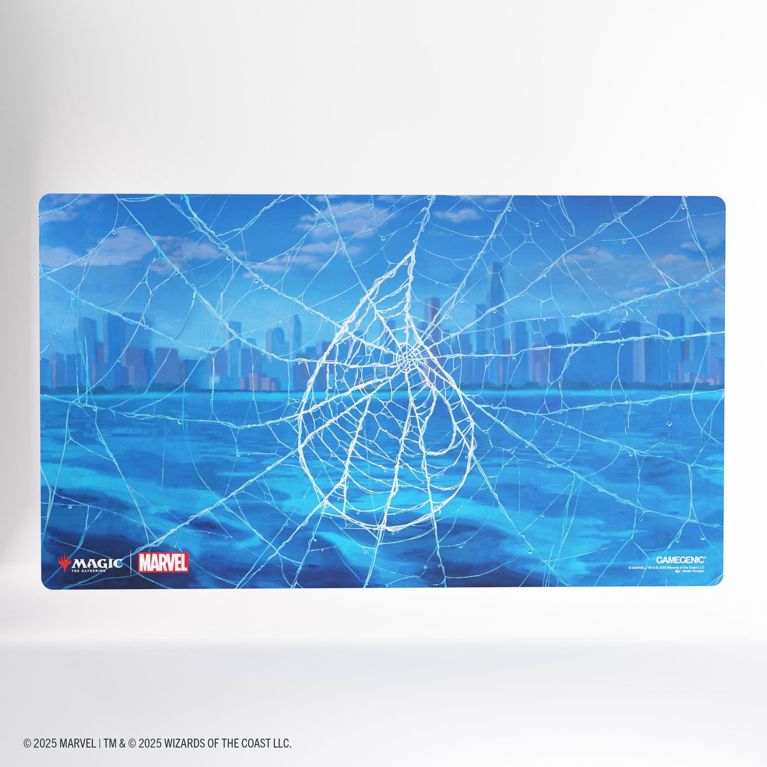Gamegenic: Magic: The Gathering | Marvel&#39;s Spider-Man Shiny Playmat - Spider-Man Island