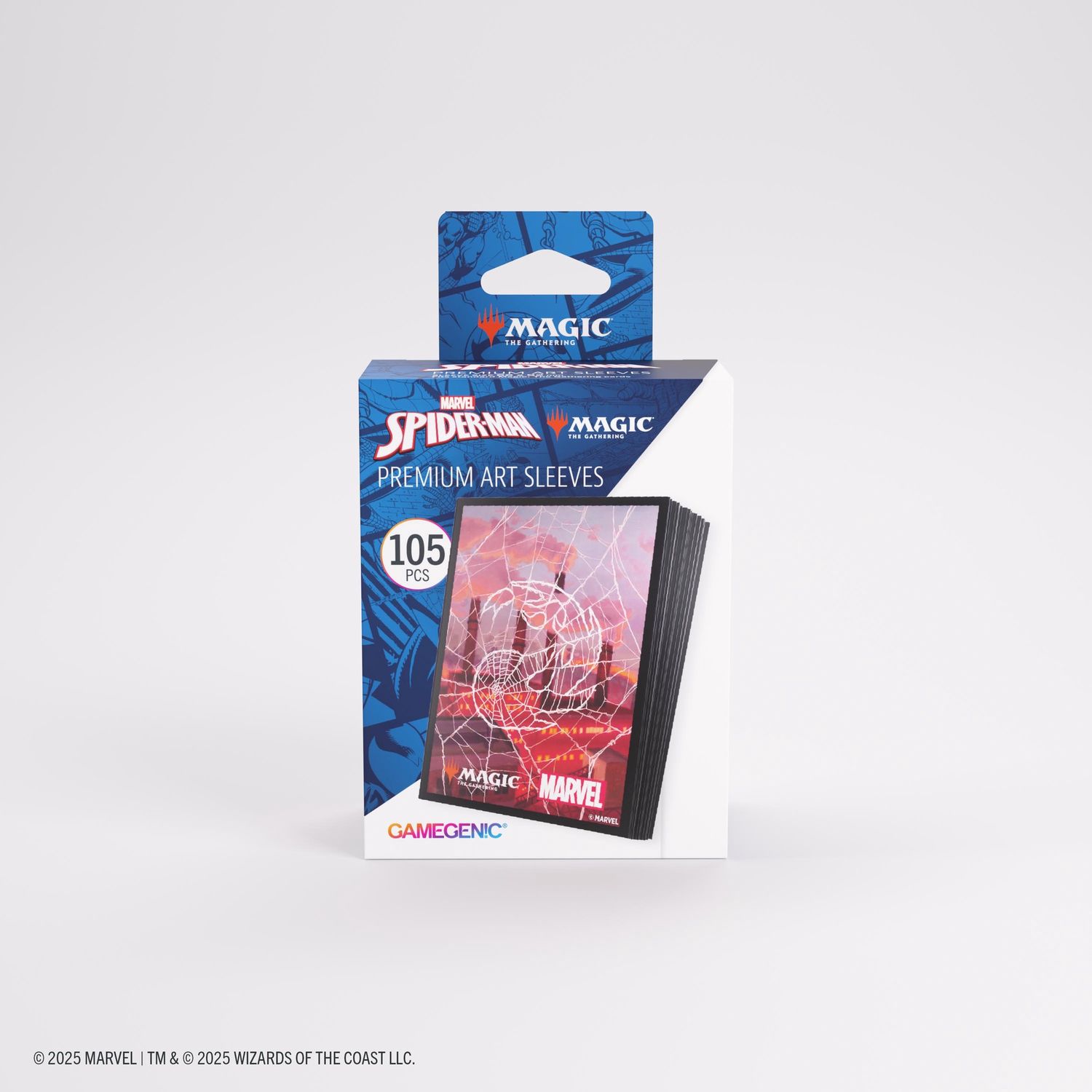 Gamegenic: Magic: The Gathering | Marvel&#39;s Spider-Man Premium Art Sleeves - Spider-Man Mountain