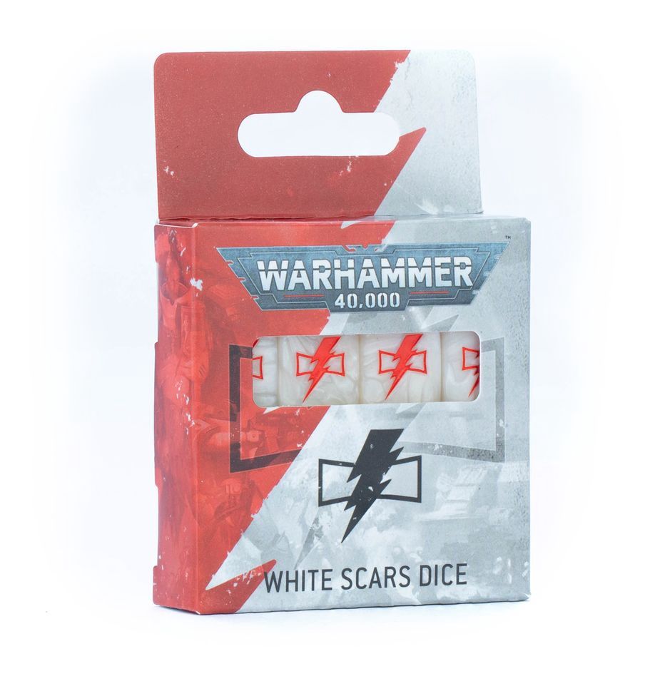 White Scars Dice Set