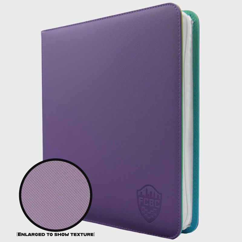 FCBC 12 Pocket Binder - Purple