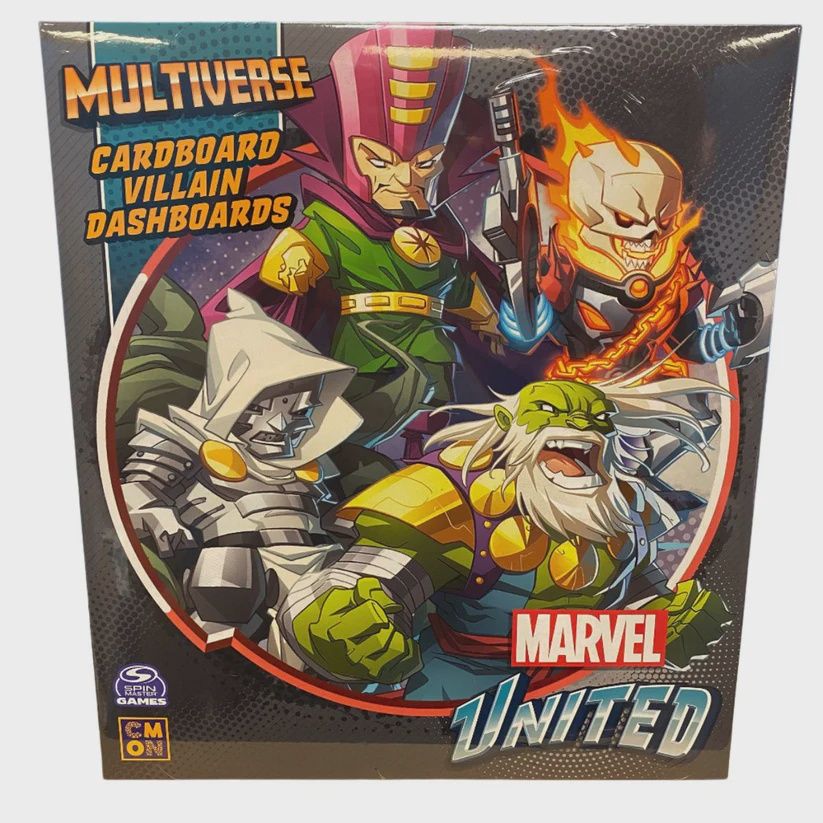 Marvel United - Multiverse Cardboard Villain Dashboards (Kickstarter Exclusive)