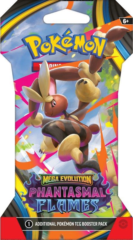 Pokemon TCG: Mega Evolutions 2 - Phantasmal Flames Sleeved Booster