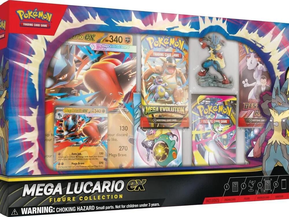 Pokemon Mega Lucario ex Figure Collection Pokemon Mega Lucario ex Figure Collection