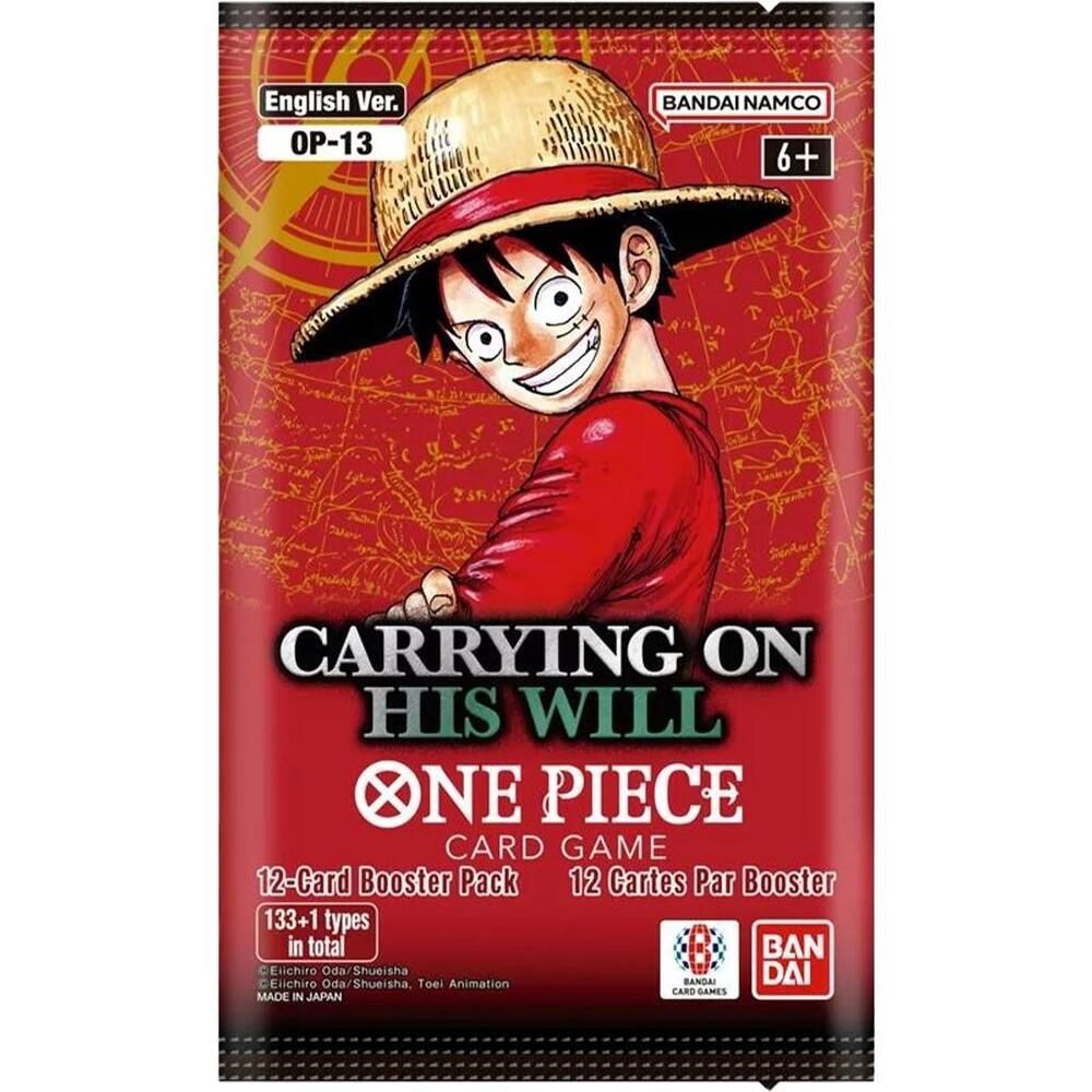 One Piece TCG: Carrying On His Will booster pack