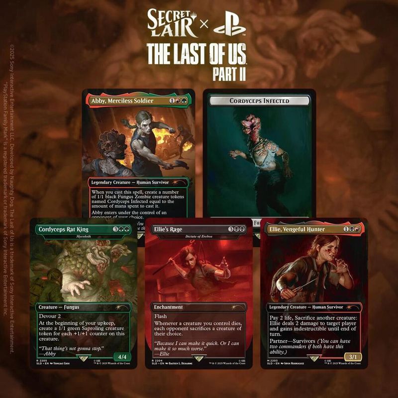 Magic: The Gathering - Secret Lair - The Last of Us - Part 2 Non-Foil Edition