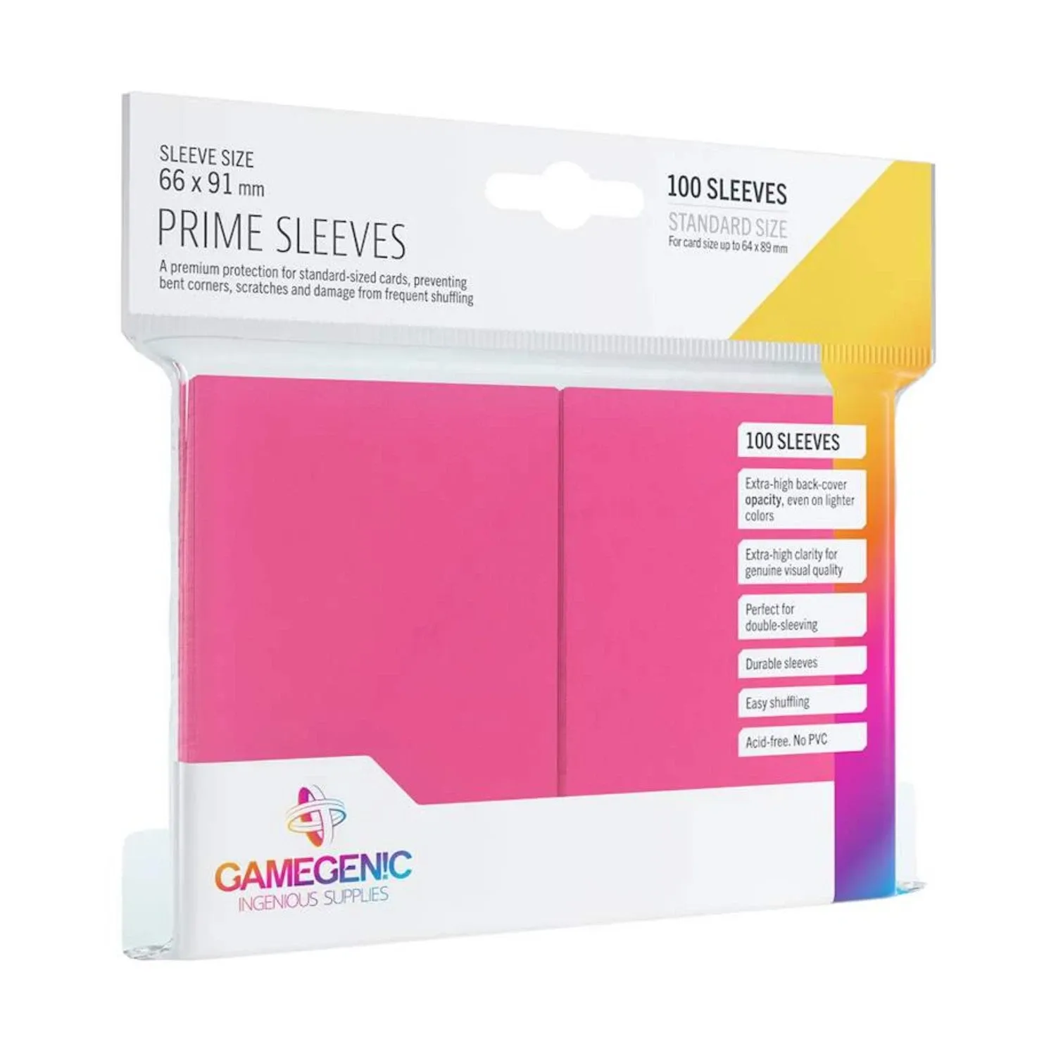 Gamegenic - Prime Sleeves - Pink (100)