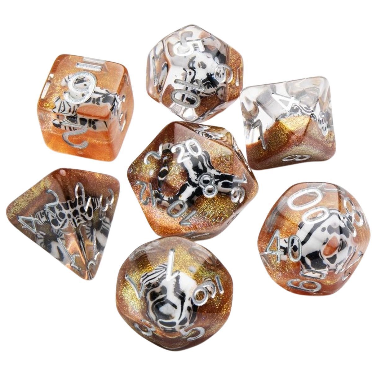 Gamegenic - Embraced Series: RPG Dice Set (Set of 7) - Death Valley