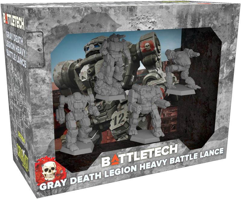 BATTLETECH: GRAY DEATH LEGION HEAVY BATTLE LANCE FORCEPACK