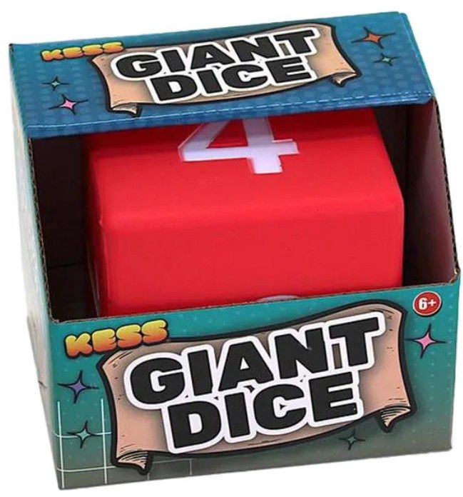 KESS: Oversized D6 Foam Die - Red
