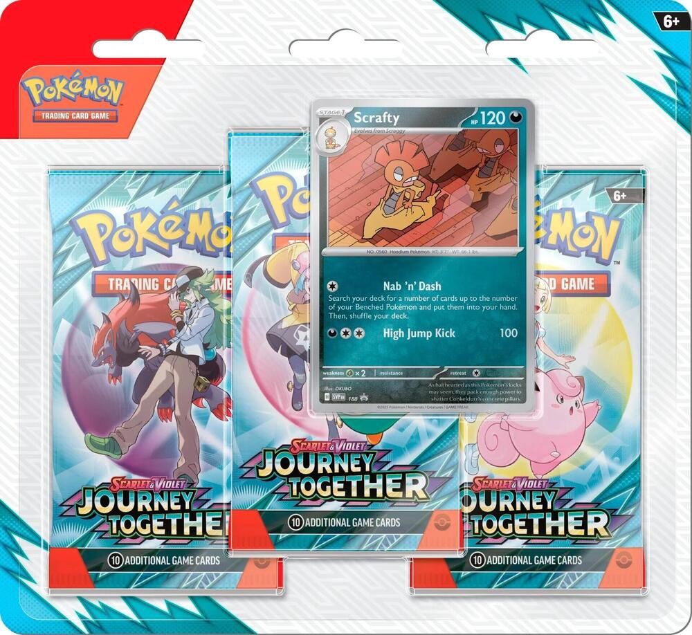 Pokemon: Journey Together 3-Pack Blister