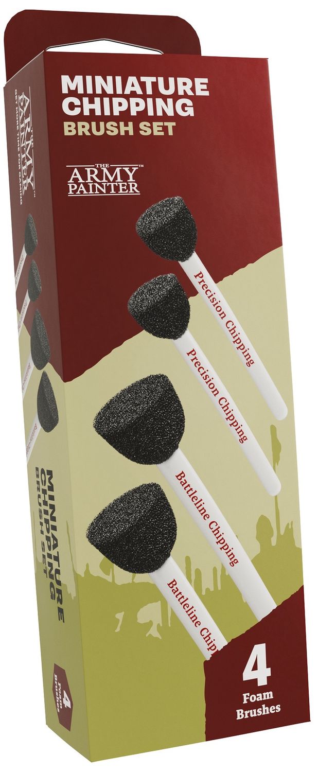 The Army Painter - Miniature Chipping Brush Set