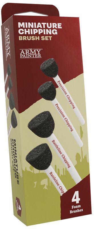 The Army Painter - Miniature Chipping Brush Set