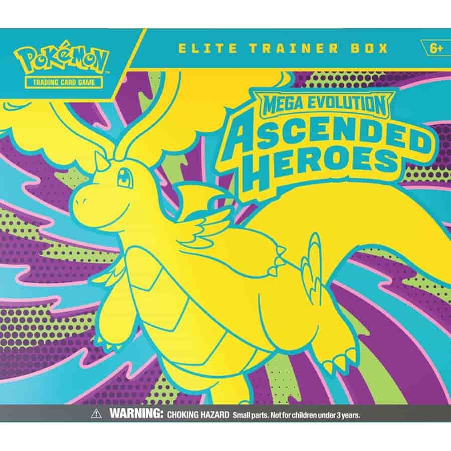 The Pokémon TCG: Mega Evolution: Ascended Heroes Elite Trainer Box