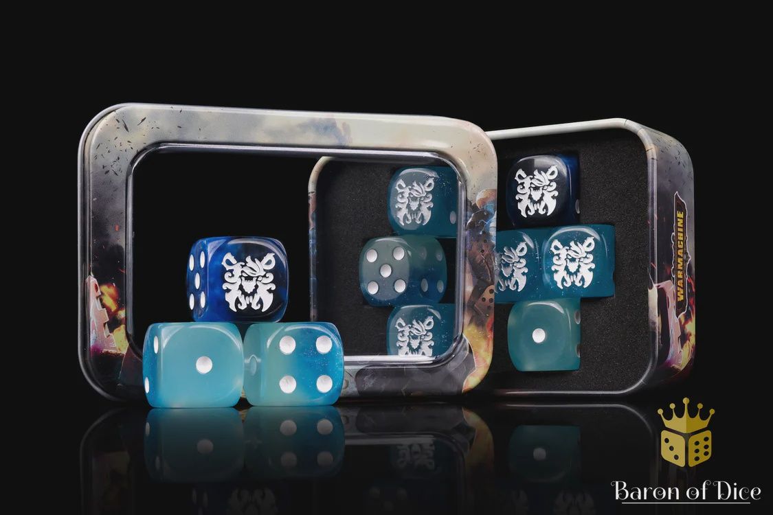 Baron of Dice: Warmachine Southern Kriels, Brineblood Marauders Official Dice Set