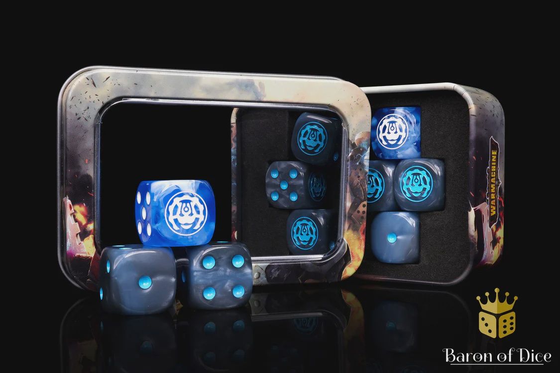 Baron of Dice: Warmachine Convergence of Cyriss Official Dice Set