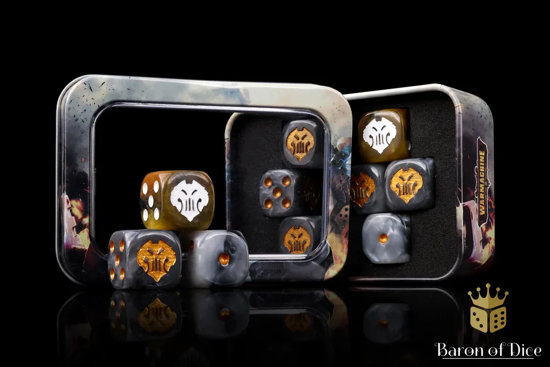 Baron of Dice: Warmachine Orgoth, Sea Raiders Official Dice Set