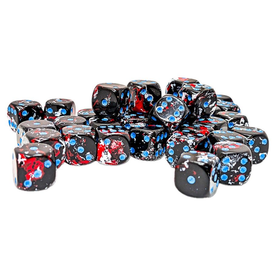 Chessex Brush Dice Dark Side 12mm Dice Block