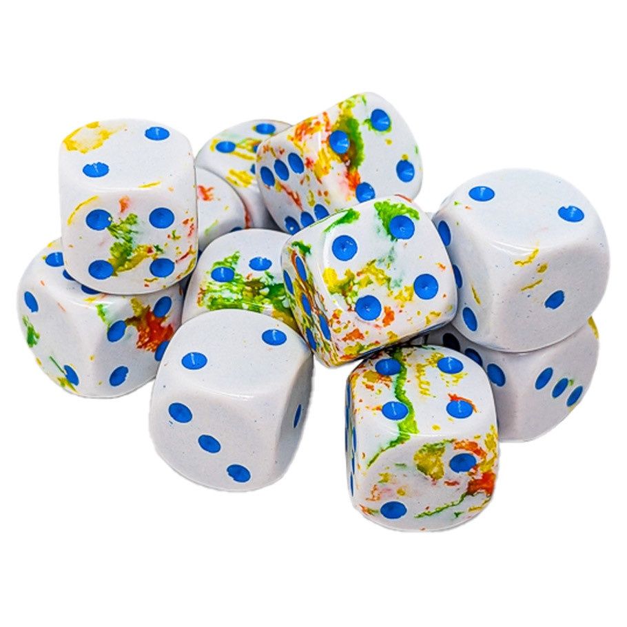 Chessex Brush Dice Breezy 16mm Dice Block