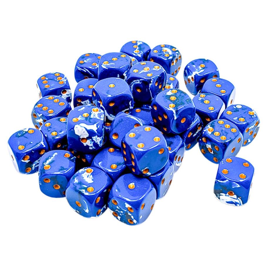 Chessex Brush Dice Wavebreak 12mm Dice Block