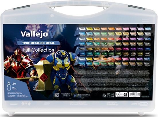 VALLEJO: TRUE METALLIC METAL COLOR CASE
