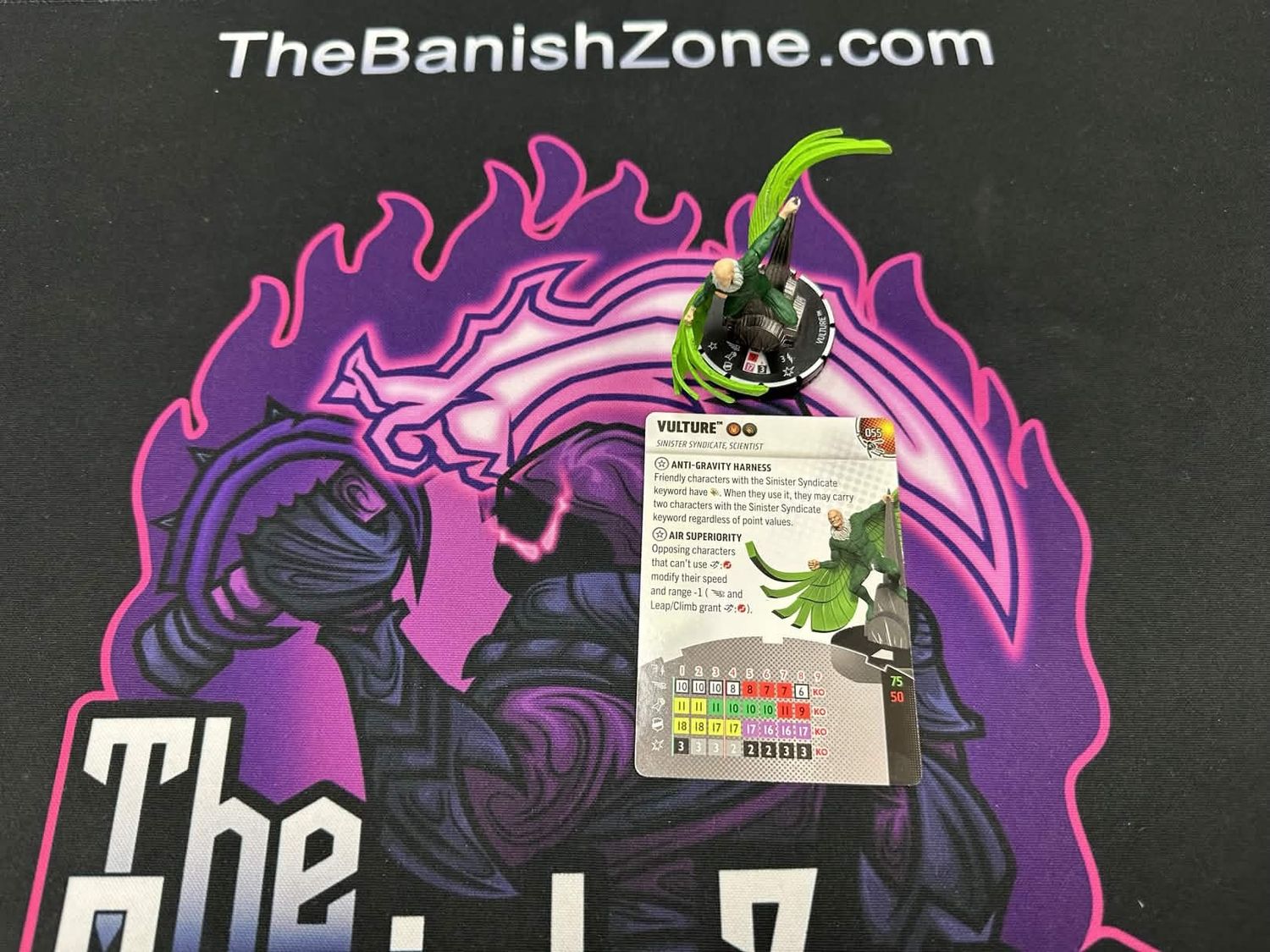 Heroclix: Spider-Verse set Vulture #055 Chase figure w/card!