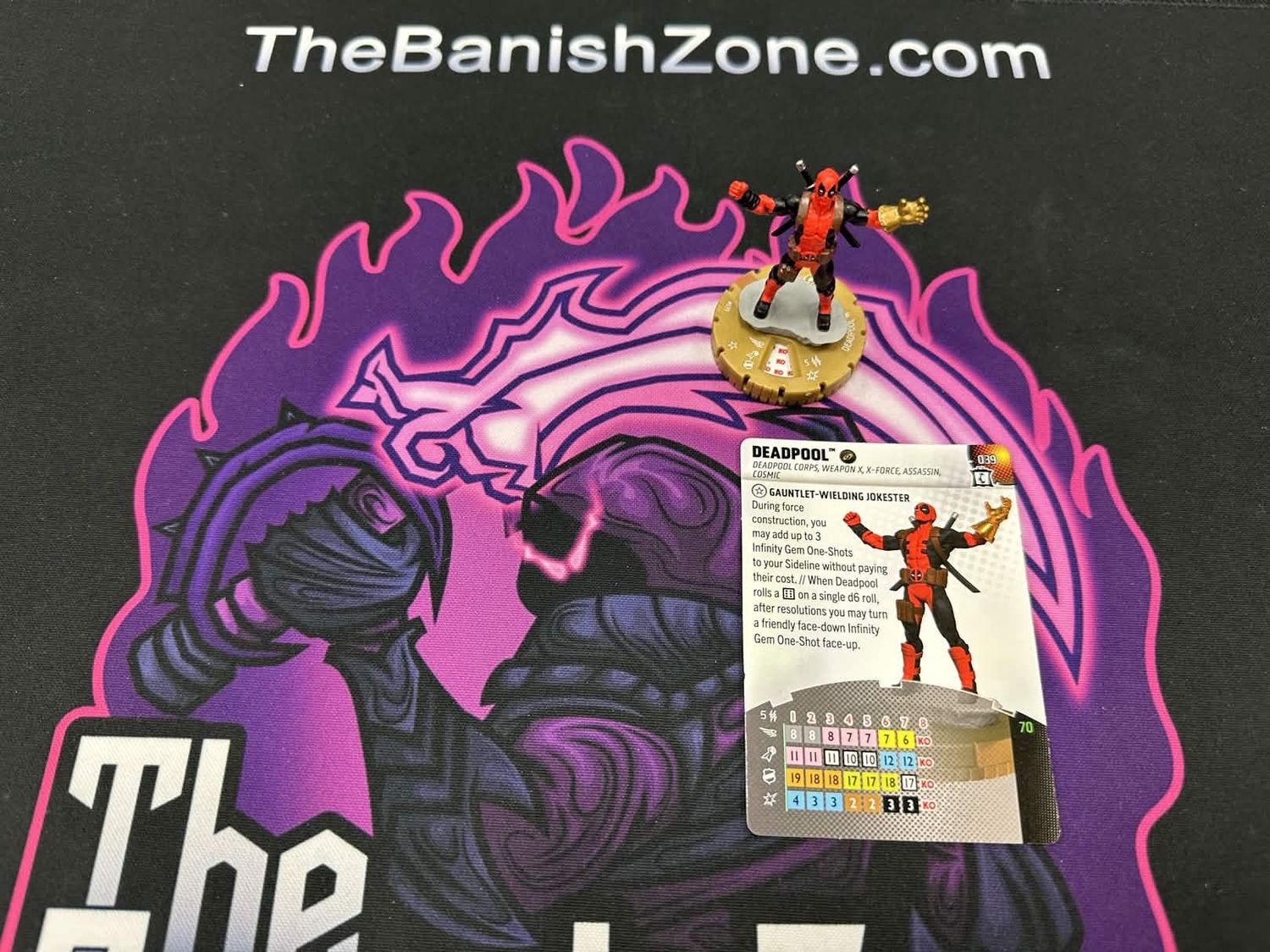 Heroclix Collector's Trove Deadpool 039 Chase W/card