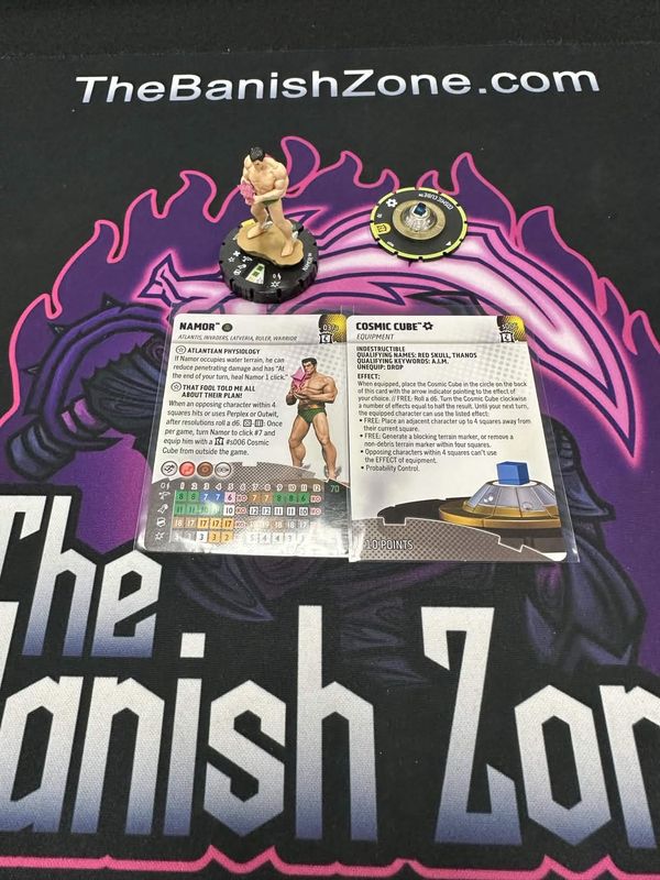 Heroclix Collector's Trove Namor #037and cosmic cube