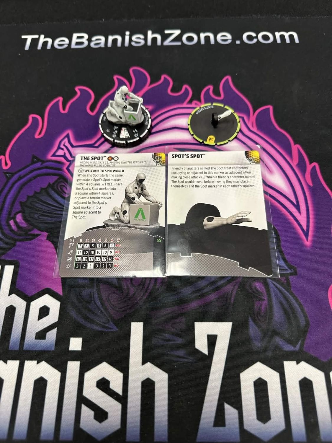 Marvel Heroclix THE SPOT - 040 - SUPER RARE Spider-Verse Set