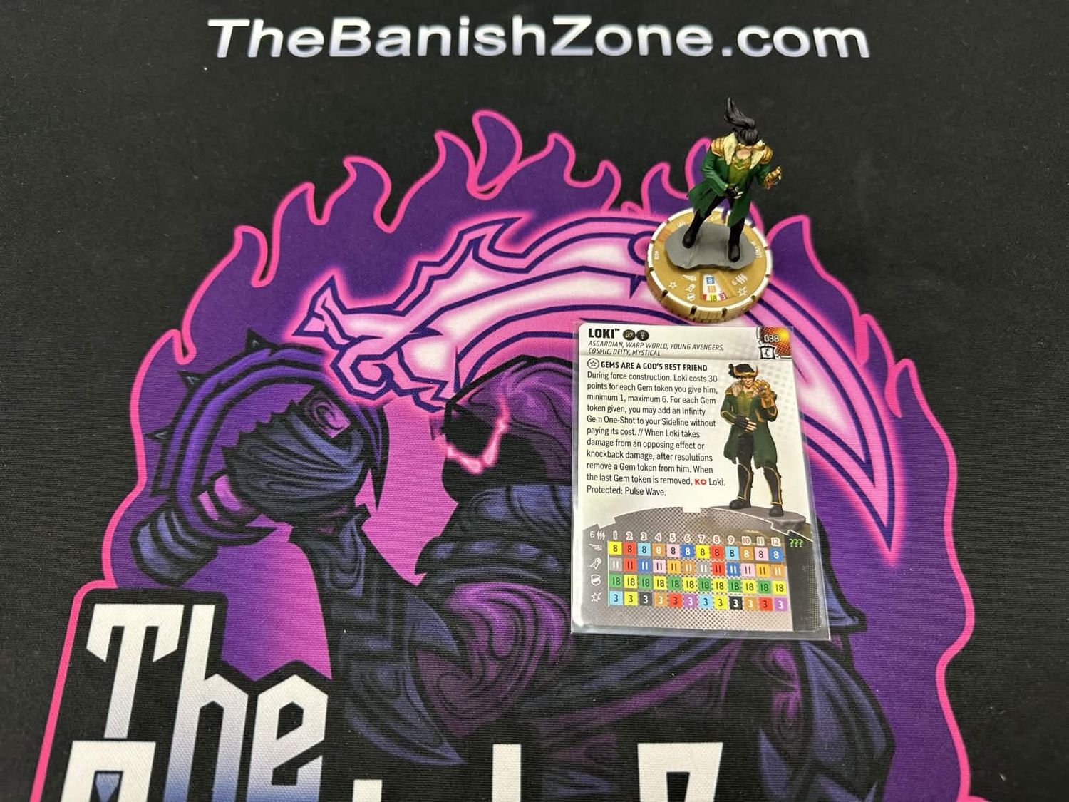 Marvel HeroClix Collector's Trove 038 Loki Infinity Gauntlet Chase figure