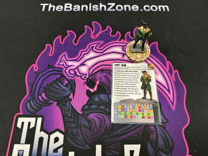 Marvel HeroClix Collector's Trove 038 Loki Infinity Gauntlet Chase figure