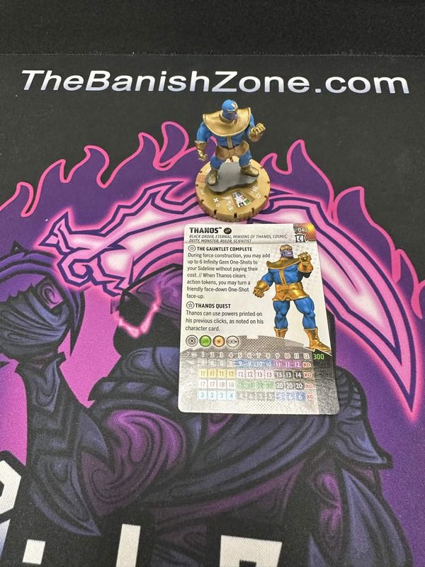 Heroclix: Collectors Trove - #40 Thanos Chase figure w/card