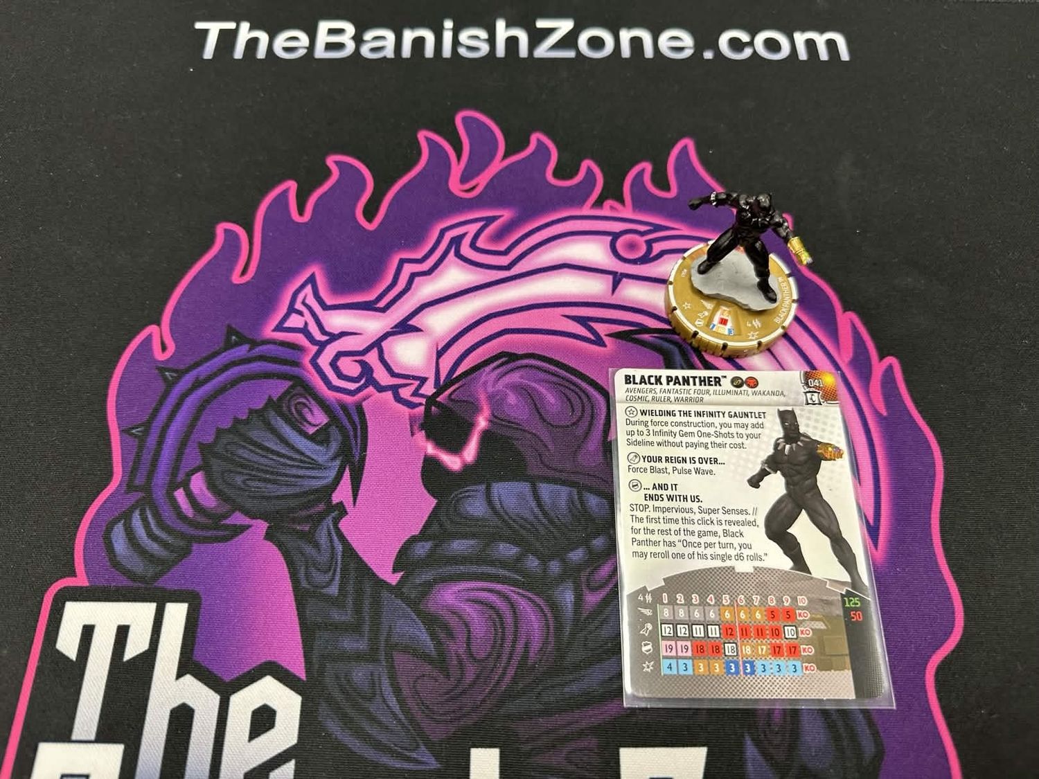 Heroclix Black Panther Chase | 041 | Collector's Trove Marvel |Infinity Gauntlet