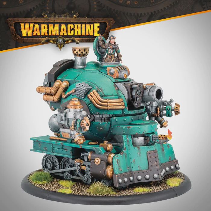 Warmachine: Crucible Guard Captain Eira Mackay &amp; Railless Interceptor