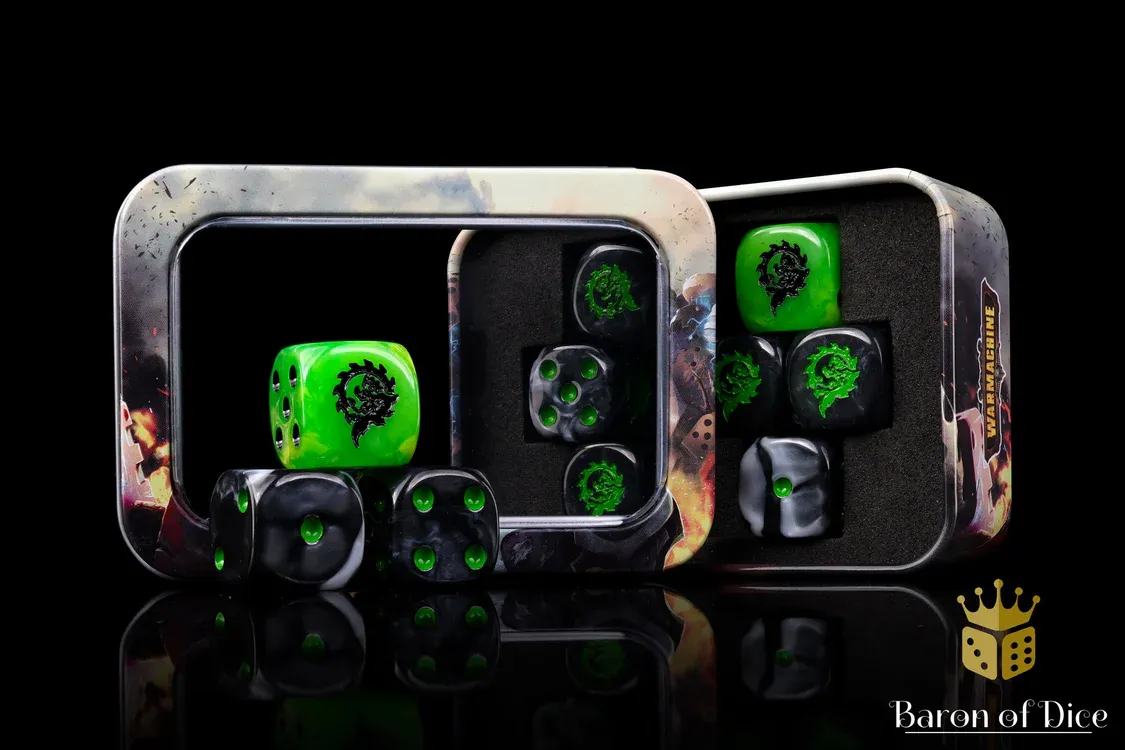 Warmachine: Cryx Necrofactorium Official Dice Set