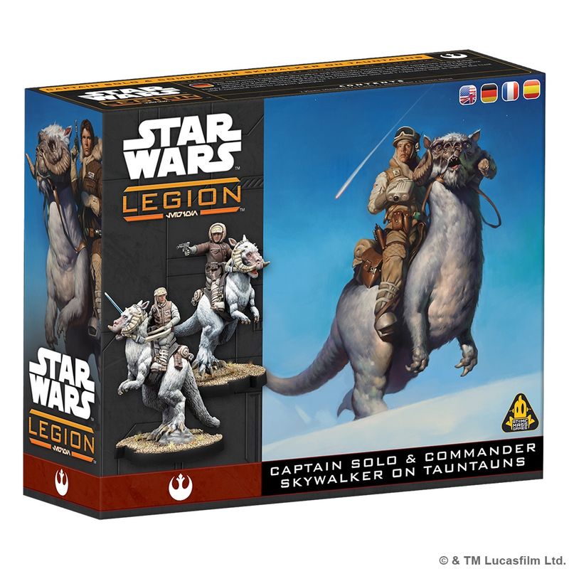 Star Wars: Legion – Captain Solo &amp; Commander Skywalker on Tauntauns
