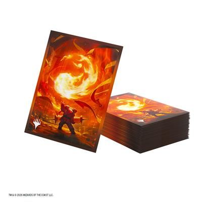 Magic: The Gathering | Secrets of Strixhaven Premium Art Sleeves - Mountain