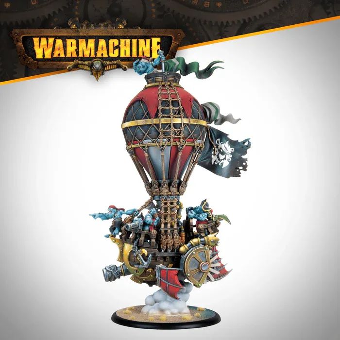 Warmachine: Southern Kriels Brinebloods Pyg Battle Brig