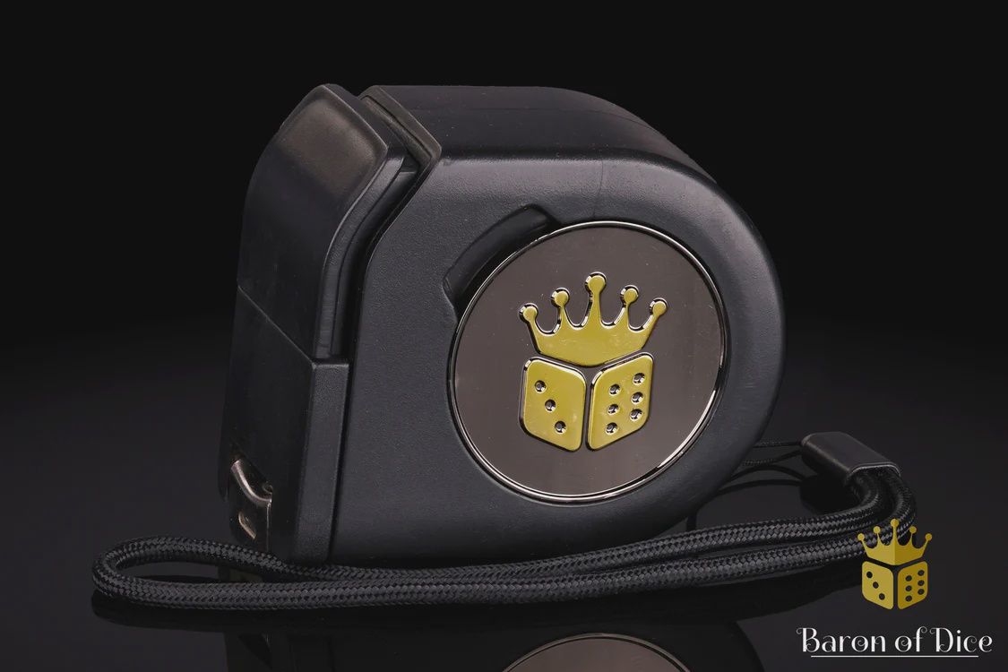 Baron of Dice: Wargaming Tape Measure | Baron's Coin™ Compatible | Baron