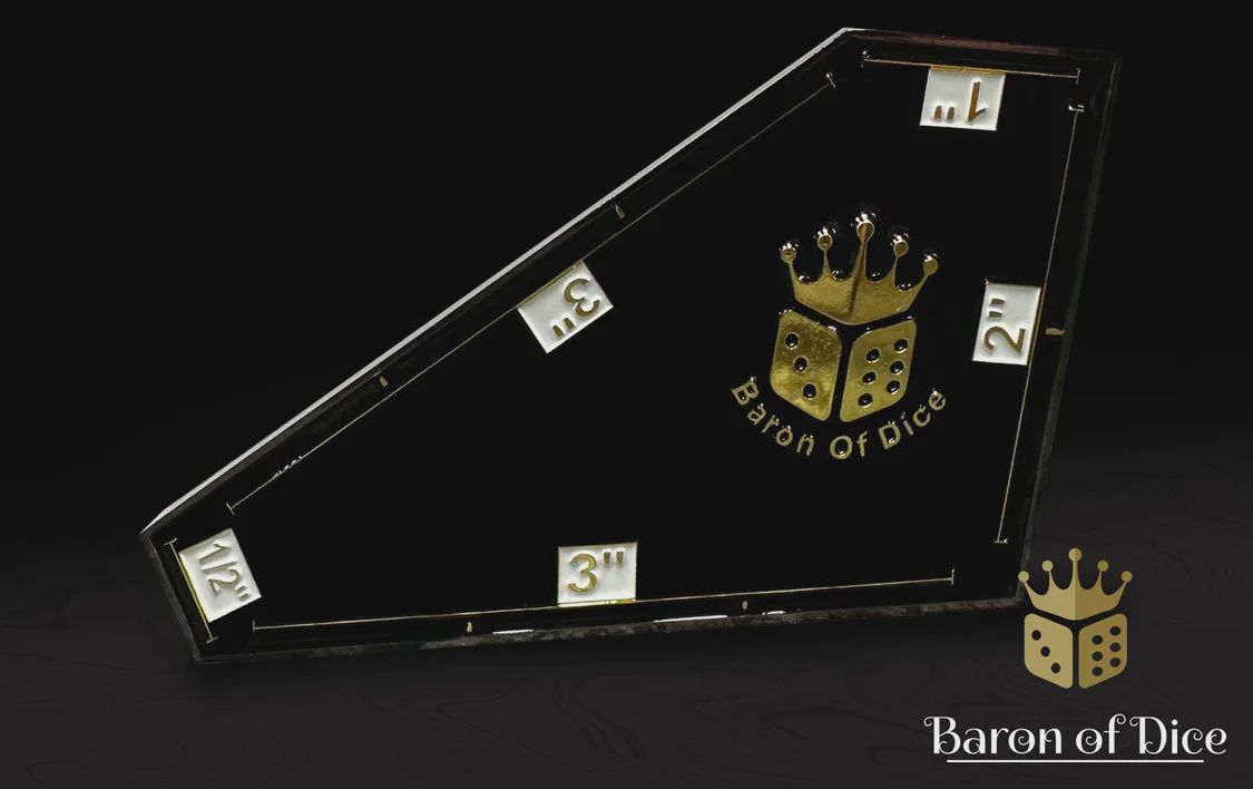 Baron of Dice: 3" Metal Movement Gauge | Baron Coin™ Compatible”